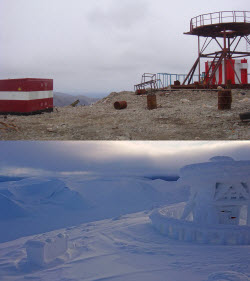 How do HIMOINSA canopies withstand heavy snowfalls and storms?