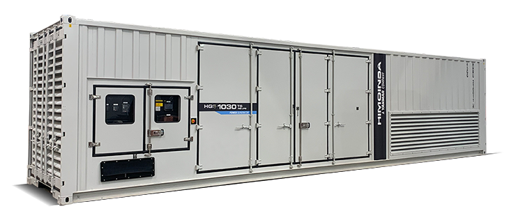 1MW gas generator set:  Mobile, compact and low OPEX